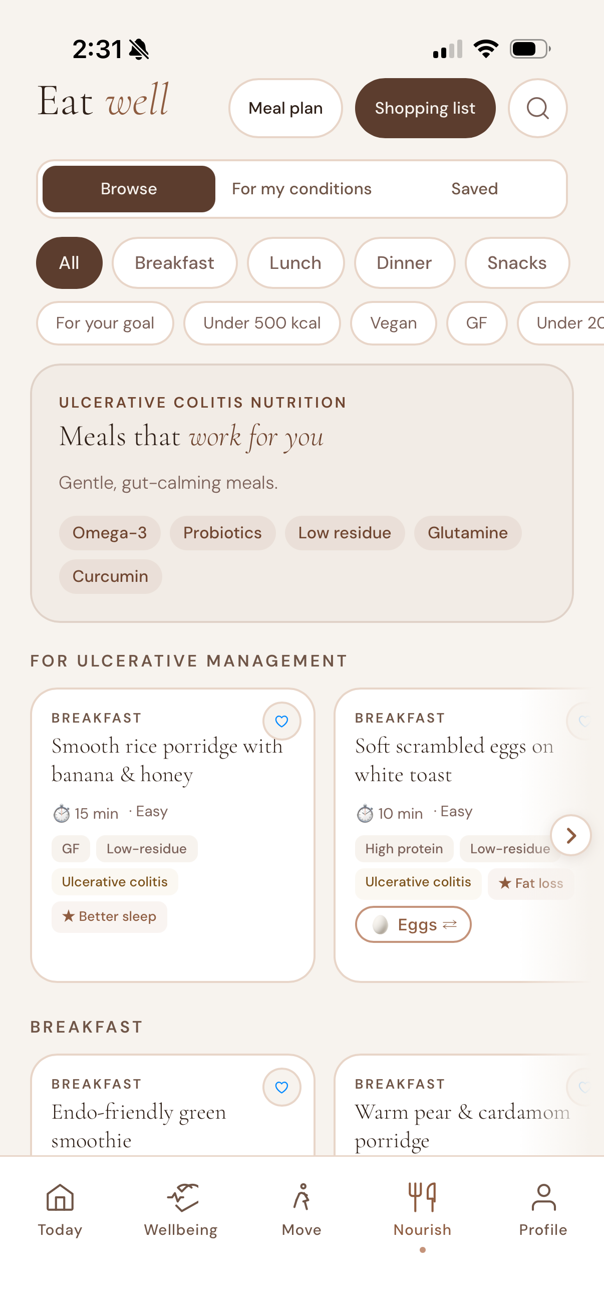 Hormone-smart recipe library